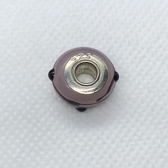 💛 925 Purple Glass Charm - Picture 2 of 4